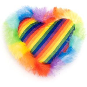 The Worthy Cat Pride Heart Cat Toy, Multicolored, One Size