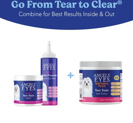 Show full view: Angels' Eyes Natural Plus Tear Stain Beef Flavored Soft Chew Supplement for Dogs, 90 count slide 7 of 10