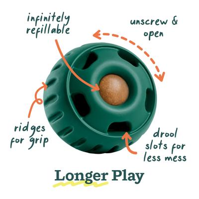 Show full view: Woof Starter Pack Chicken & Peanut Butter Flavored Treats, Silicone Mold & Pupsicle Dog Toy, Large slide 3 of 11