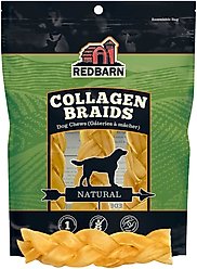 Redbarn Collagen Braid Dog Chew, Small, 3 count