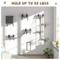 Show in main carousel: Coziwow Wall Mounted Shelves Set Cat Tree, Gray, 5-Pack slide 4 of 10