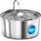 Show in main carousel: Casfuy PWS-136 Ultra Quiet Stainless Steel Dog & Cat Water Fountain with Silent Design, 108-oz slide 1 of 8