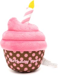 The Worthy Dog Birthday Pup Dog Toy, Pink, One Size