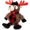 Show in main carousel: The Worthy Dog Christmas Happy Camper Moose Dog Toy, Brown, One Size slide 2 of 2