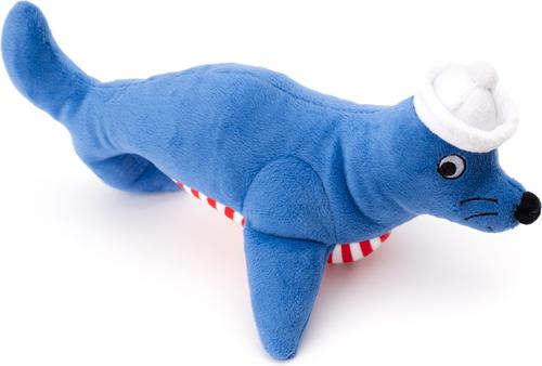 Show full view: The Worthy Dog Nautical Seal Dog Toy, Royal, One Size slide 3 of 4