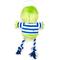 Show in main carousel: The Worthy Dog Nautical Alligator Dog Toy, Green, One Size slide 3 of 4