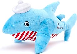 The Worthy Dog Nautical Shark Dog Toy, Blue, One Size