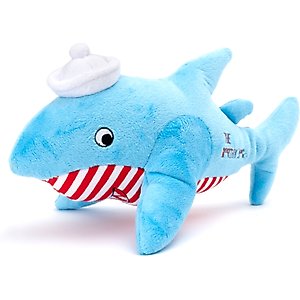 The Worthy Dog Nautical Shark Dog Toy, Blue, One Size