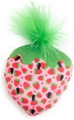 The Worthy Cat Strawberry Cat Toy, Pink, One Size slide 2 of 3