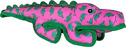 The Worthy Dog Al the Gator Dog Toy, Green, Small