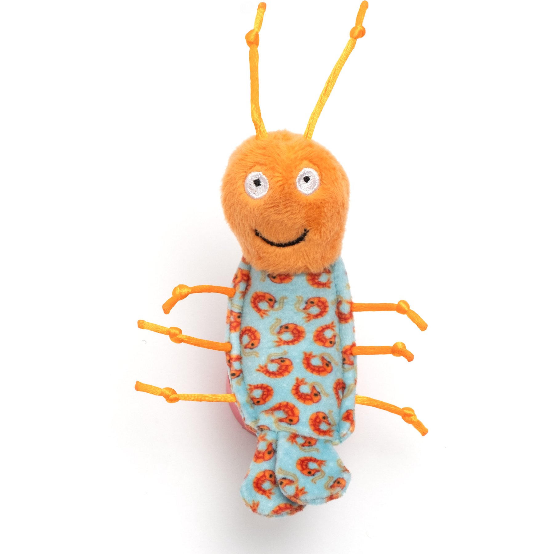 The Worthy Cat Shrimp Cat Toy, Blue, One Size