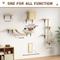 Show in main carousel: Coziwow Wall Mounted Shelves Set Cat Tree, Beige, 5-Pack slide 4 of 12