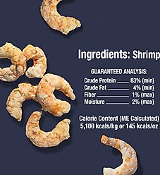 Whole Life Just One Ingredient Shrimp Freeze-Dried Cat Treats, 0.7-oz bag slide 2 of 7