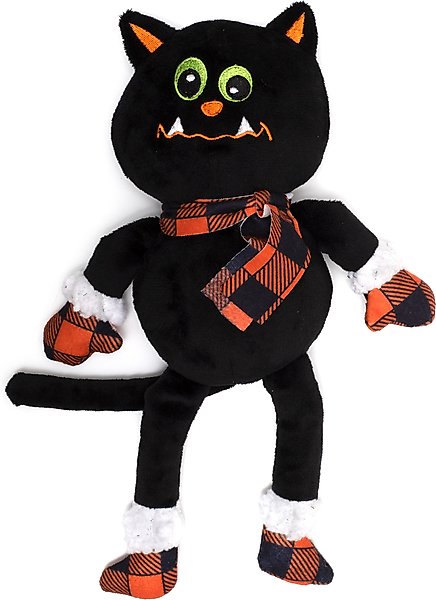 Show full view: The Worthy Dog Buffalo Cat Dog Toy, Black, One Size slide 1 of 1