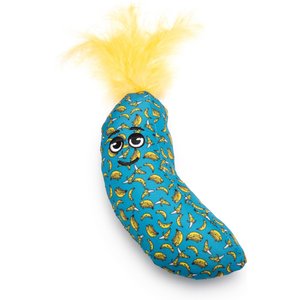 The Worthy Cat Go Bananas Cat Toy, Teal, One Size