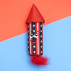 The Worthy Cat Firecracker Cat Toy, Red/White/Blue, One Size slide 2 of 3