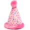 Show in main carousel: The Worthy Cat Birthday Hat Cat Toy, Pink, One Size slide 1 of 5