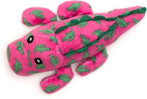 Show full view: The Worthy Cat Al the Gator Cat Toy, Fuchsia, One Size slide 3 of 3
