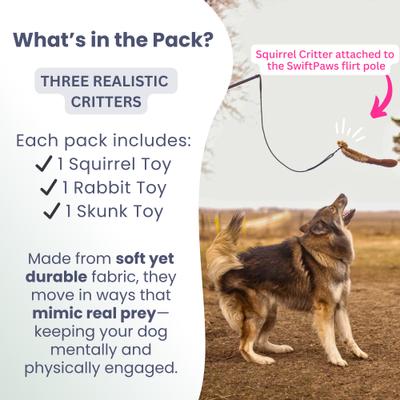 Show full view: SwiftPaws Critter Pack Dog Toy slide 5 of 7