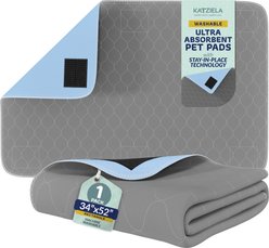 Katziela Ultra Strong Grip Washable Dog Pee Pads, 34 x 52-in, 1 count