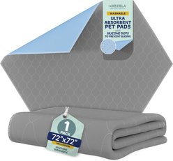 Katziela Washable Hexagon Dog Pee Pads, 72 x 72-in, 1 count