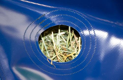 Show full view: HayPlay Horse Slow-Feed Zip Bag, Navy, X-Large slide 4 of 6