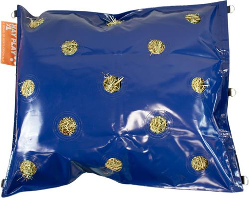 Show full view: HayPlay Horse Slow-Feed Zip Bag, Navy, X-Large slide 2 of 6