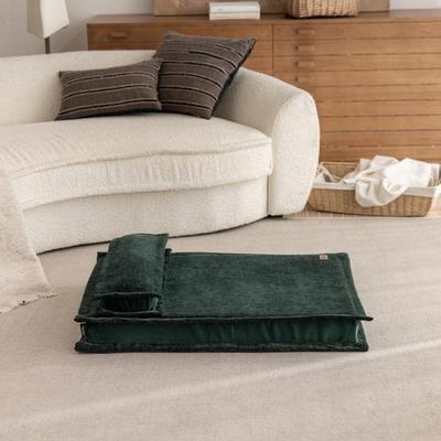 Show full view: Allisandro Orthopedic Memory Foam Dog Bed, Green slide 2 of 9