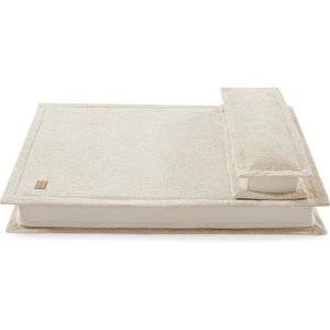 Allisandro Orthopedic Memory Foam Dog Bed, Beige