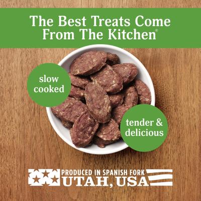 Show full view: Milo's Kitchen Beef Sausage Slices with Rice Dog Treats, 18-oz bag slide 7 of 13