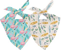 Dog Bandana Co. Summer Beach Dog Bandana, Small