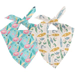Dog Bandana Co. Summer Beach Dog Bandana, Small