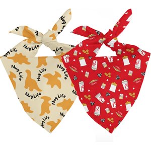 Dog Bandana Co. Chicken Nugget Dog Bandana, Small
