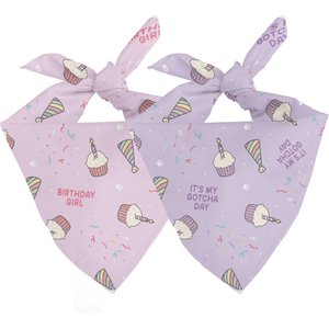 Dog Bandana Co. Birthday Girl & Gotcha Day Dog Bandana, Small