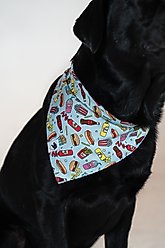 Dog Bandana Co. Pizza & Food Dog Bandana, Large slide 2 of 7