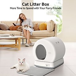 Meowant Smart WiFi Enabled Automatic Self-Cleaning Cat Litter Box, White slide 2 of 8
