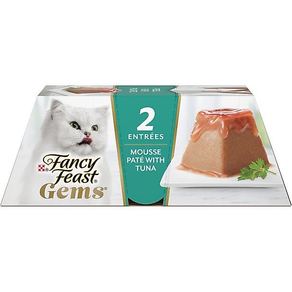 Fancy Feast Gems Mousse Tuna & a Halo of Savory Gravy Pate Wet Cat Food