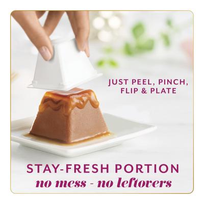 Show full view: Fancy Feast Gems Mousse Beef & a Halo of Savory Gravy Pate Wet Cat Food, 2-oz tray, 16 count slide 6 of 11