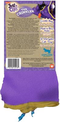 Show full view: Hartz Just for Cats The Crinkler 3-in-1 Mega Cat Toy with Silver Vine & Catnip, Purple slide 2 of 10