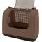 Show in main carousel: Richell Faux Wicker Dog & Cat Carrier, Brown slide 6 of 6