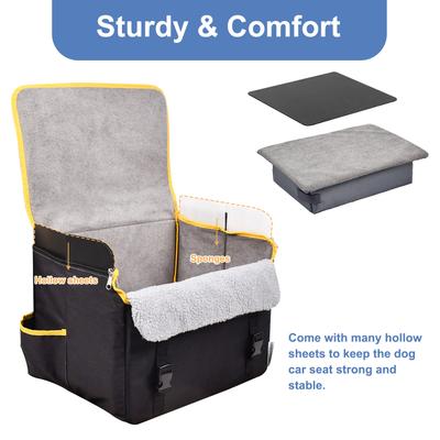 GOOPAWS Briefcase Shape Dog Booster Car Seat