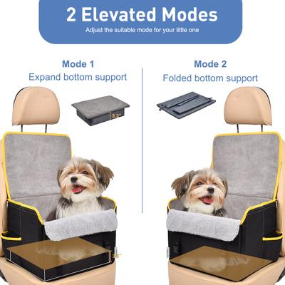 GOOPAWS Briefcase Shape Dog Booster Car Seat