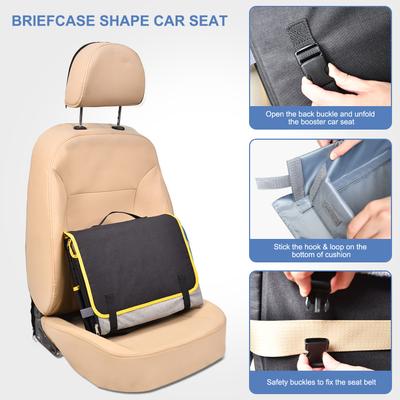 GOOPAWS Briefcase Shape Dog Booster Car Seat