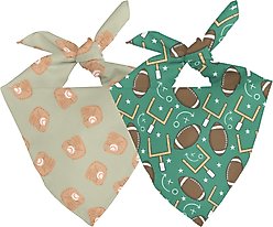 Dog Bandana Co. Football & Baseball Dog Bandana, Small