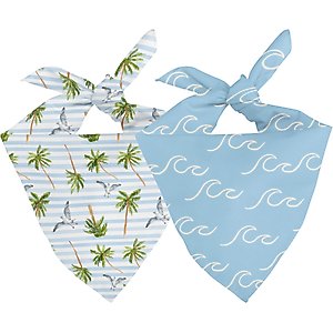 Dog Bandana Co. Shores Dog Bandana, Large