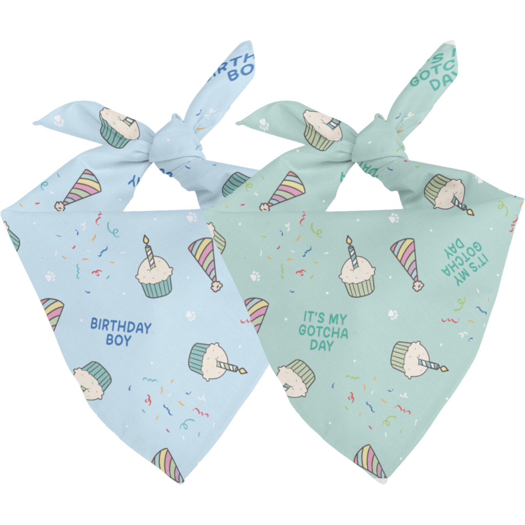 Dog Bandana Co. Birthday Boy & Gotcha Day Dog Bandana, Large