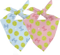 Dog Bandana Co. Ball Is Life Dog Bandana, Small