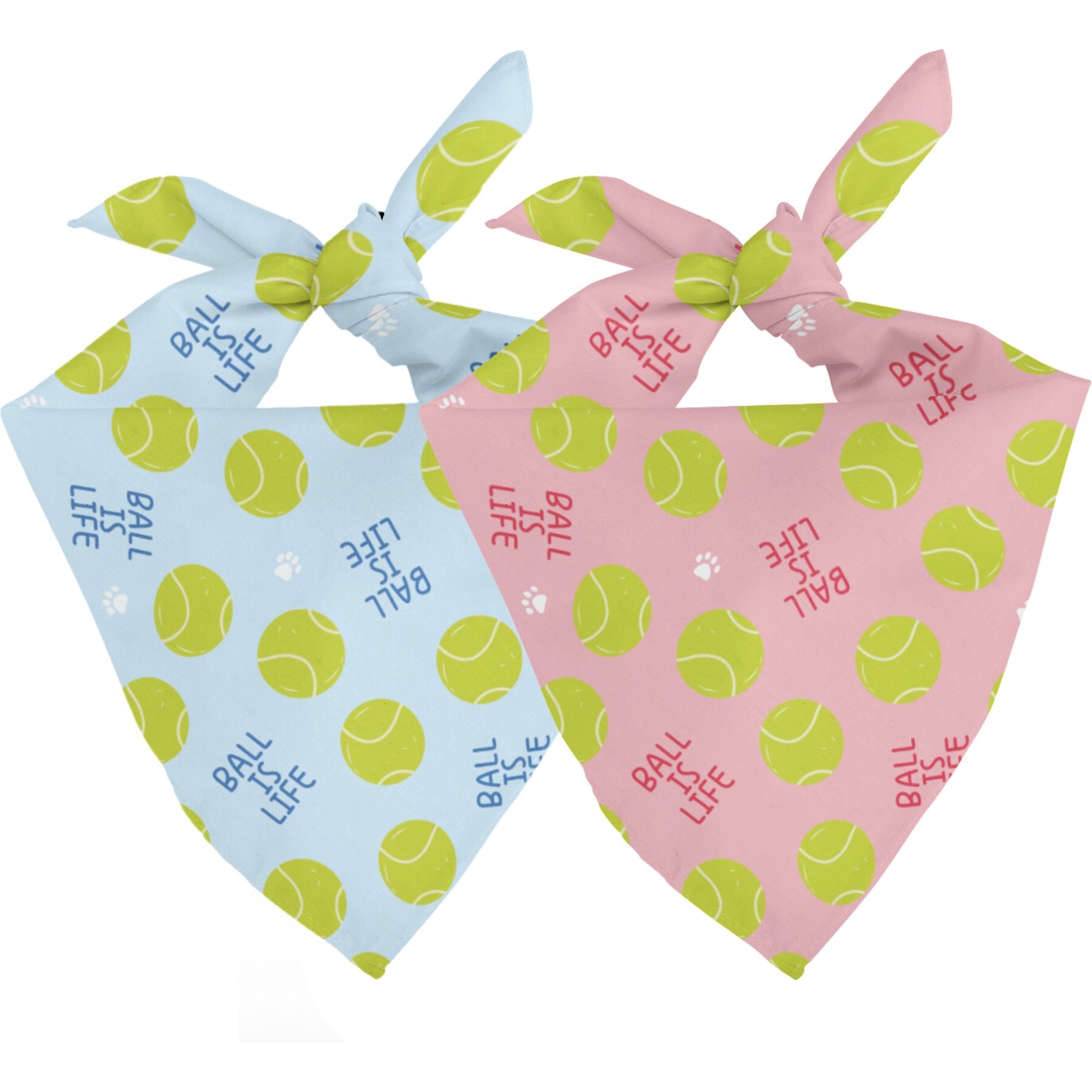Dog Bandana Co. Ball Is Life Dog Bandana, Small