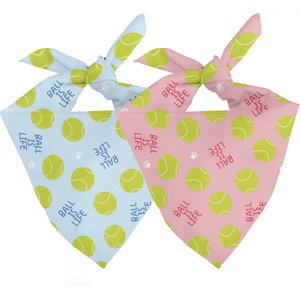 Dog Bandana Co. Ball Is Life Dog Bandana, Small
