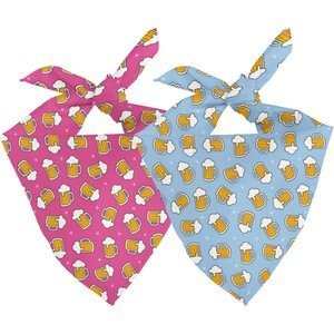 Dog Bandana Co. Beer Dog Bandana, Large